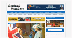 Desktop Screenshot of cortlandstandard.net